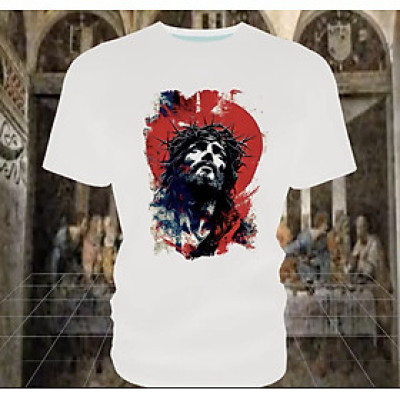 ÁO THUN JESUS TRẮNG NAM NỮ SK-ALI