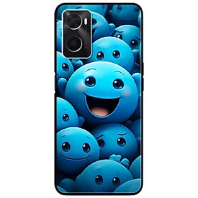 Ốp lưng cho Oppo A36 - A60 4G - A74 - A76 - A95 4G - A96 4G - Mặt Xanh - Hàng Chính Hãng
