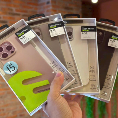 Ốp lưng cho iPhone 16 Pro Max, iPhone 16 Pro, iPhone 16 Plus, iPhone 16 hiệu Switcheasy lụa siêu mỏng 0.35mm chống xước chống vỡ cao cấp - Hàng chính hãng