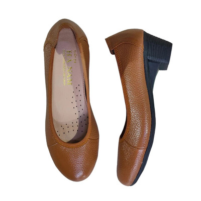 Giày Cao Gót Nữ HÀ NAM Da Bò Thật Cao Cấp 5cm GBBN2079