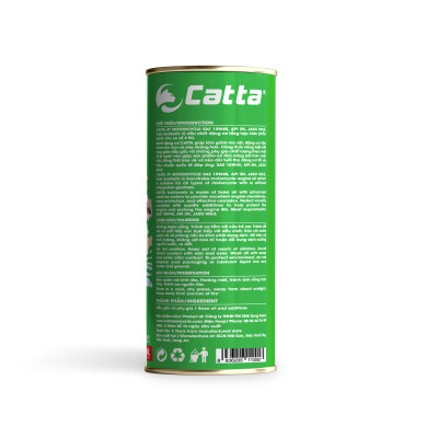 Nhớt tổng hợp toàn phần CATTA 4T MOTORCYCLE 0.8L - SAE 10W40, API SN, JASO MA2 - Hàng chính hãng