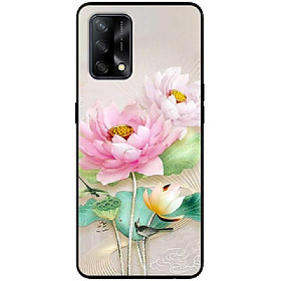 Ốp lưng cho Oppo A36 - A60 4G - A74 - A76 - Oppo A95 4G - A96 4G - Sen Hồng Trắng Đẹp - Hàng Chính Hãng