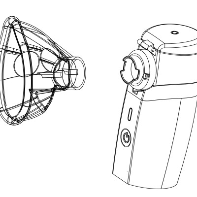 Máy xông mũi họng siêu âm cầm tay MAXVI