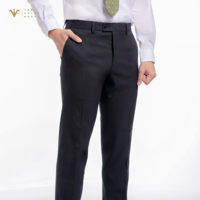 QUẦN TÂY ĐEN CON ĐĨA, LAI THƯỜNG, FORM CHUẨN THE SUITS HOUSE