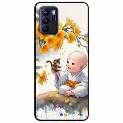 Ốp lưng cho Oppo A15 - A15S - A17 - A17K - A57 4G - A94 5G - A95 5G - Chú Tiểu Và Mèo - Hàng Chính Hãng
