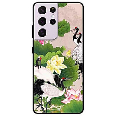 Ốp lưng dành cho Samsung Galaxy S21 - S21 Plus - S21 Ultra - mẫu Sen Và Hạcc