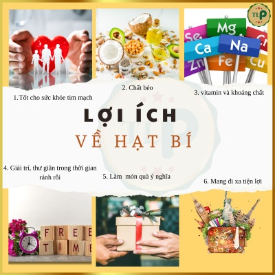HẠT BÍ TRẮNG TÂN LỘC PHÁT 1KG - COMBO 2 HŨ 500G