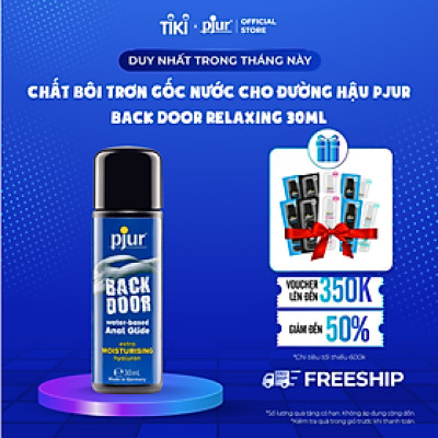 Gel bôi trơn cho quan hệ đường hậu Pjur Backdoor Moisturising Anal Glide 100ml cấp ẩm tốt làm dịu da an toàn