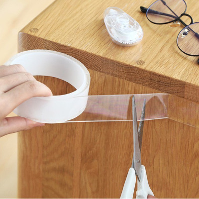 3cmx5m Băng keo dán nano 2 mặt siêu dính trong suốt dày 1mm dài 5m rộng 3cm Băng Dính Đa Năng Chống Nước - Nhiều Kích Cỡ [Hàng Cao Cấp Loại Dày 1mm] – Chọn Chiều Dài – Siêu Bám Dính