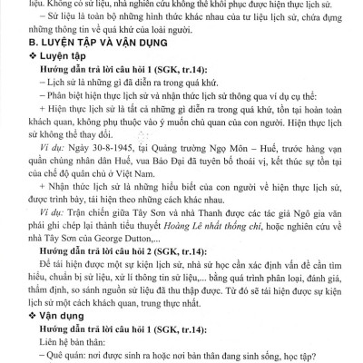 Hướng Dẫn Trả Lời Câu Hỏi Và Bài Tập Lịch Sử Lớp 10 (Bám Sát SGK Kết Nối) - HA