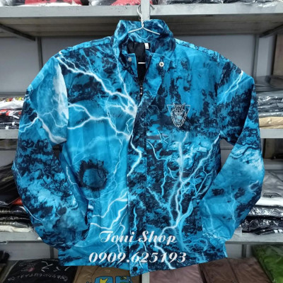 ÁO KHOÁC DÙ 3D Phản Quang Sấm Sét M1180 Chống Nắng