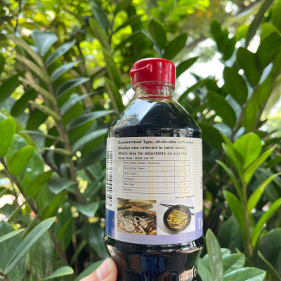 Nước Sốt TSUYU Nấu Mì Udon, Mì Soba Nhật Bản {Yamamori} chai 1L