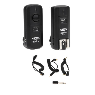 16 kênh Godox FC-16 2.4GHz Flash từ xa không dây Studio Strobe Trigger Shutter Thay thế cho Canon 5D 6D 7D 5D
