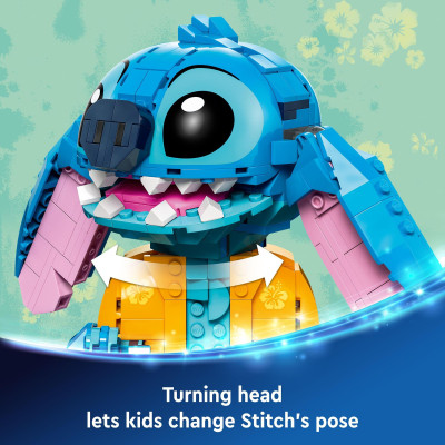LEGO DISNEY PRINCESS 43249 Đồ chơi lắp ráp Mô hình nhân vật Stitch (730 Chi Tiết)