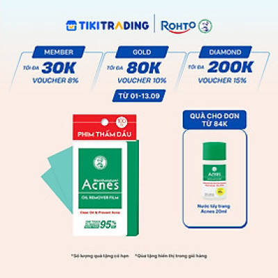 Phim Thấm Dầu Acnes Oil Remover Film 100 Tờ