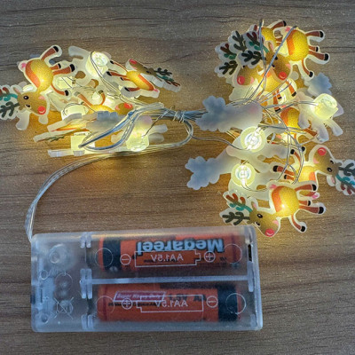 Dây Đèn Led 20 Bóng Họa Tiết Tuần Lộc Dài 2M