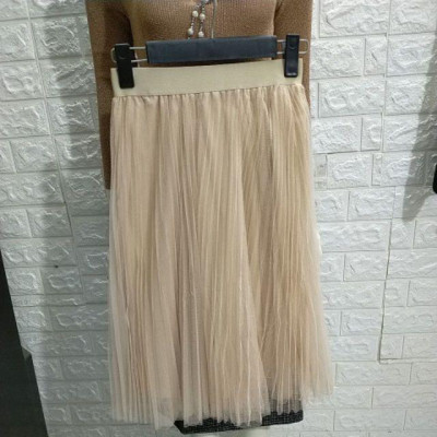 Váy ren dáng xòe dài ngang gối_CHÂN VÁY REN CÔNG CHÚA DÁNG NGẮN CHE GỐI