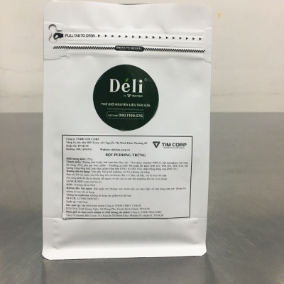 Pudding matcha Déli - Tách lẻ 250gr  - chuyên dùng làm topping trà sữa - thơm béo, mềm mại