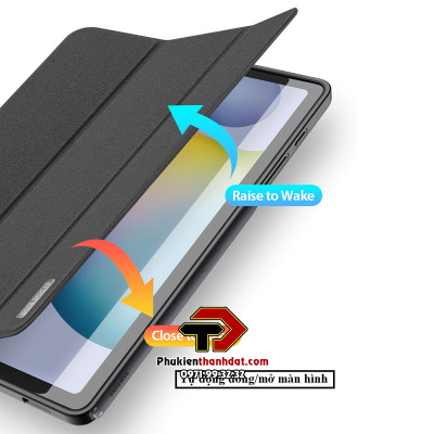 Bao da chống sốc cho Samsung Galaxy Tab S6 Lite 2024 chính hãng Dux Ducis Domo có ngăn đựng bút - Hàng chính hãng