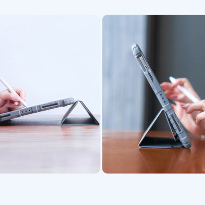 Bao da cao cấp cho iPad Mini 7 hãng Nillkin Bumper Leather có nắp bảo vệ camera - Hàng nhập khẩu