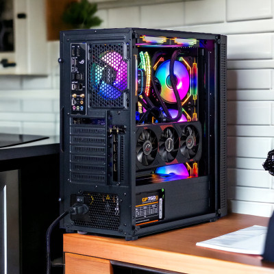 CASE MAGIC LUXURY i FULL TOWER SẴN 4FAN (E-ATX) - Hàng chính hãng