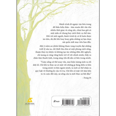 Sách Một Ý Niệm An Nhiên - Bản Quyền