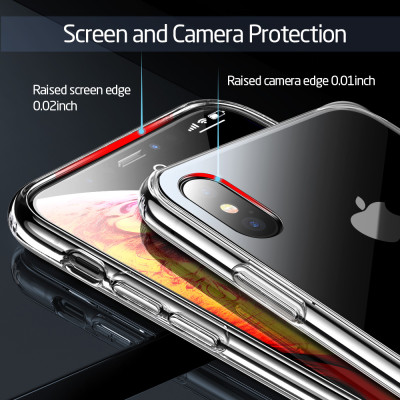 Ốp lưng silicon chống sốc cho iPhone X / Xs hiệu Likgus Crashproof giúp chống chịu mọi va đập  - Hàng chính hãng