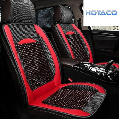 Lót ghế tựa lưng dạng hạt gỗ cao cấp cho ô tô