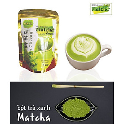Bột trà xanh Matcha Gold - túi 100g