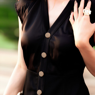 Đầm Ôm DRE084 Cosmos Đen Huyền Bí Thời trang thiết kế Hity