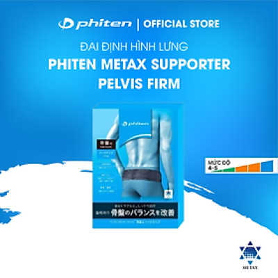 Đai bảo vệ xương chậu loại cứng Phiten supporter pelvis firm hard type AP248003/AP248004/P248005