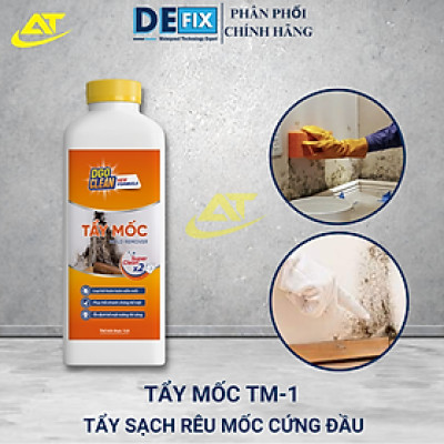 Tẩy mốc tường TM-1 (1Lít), tẩy mốc tường nhà, trần nhà, bê tông.