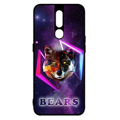 Ốp lưng dành cho điện thoại Oppo F11 Pro Gấu Neon - Hàng Chính Hãng