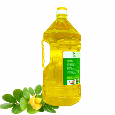 Dầu Phộng Nguyên Chất Bảo Tâm (Dầu Đậu Phộng Nguyên Chất, Dầu Lạc Nguyên Chất) – Sản xuất từ Hạt Đậu Phộng Sẻ Tự nhiên, Cao cấp, Hương vị tuyệt vời - Hàng Chính Hãng – 2 L