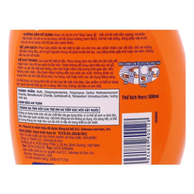 Tẩy đa năng Mr Muscle hương chanh 500ml