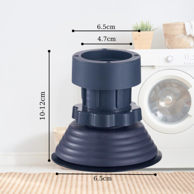 Bộ 4 Chân Chống Rung Cho Máy Giặt, Tủ Lạnh - Chân Kê Tăng Giảm Chiều Cao, Đế Cao Su Chống Rung, Chống Trượt Tối Ưu  Hàng Nhập Khẩu