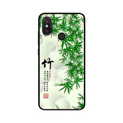 Ốp Lưng in cho Xiaomi Redmi Note 5 Pro Mẫu Tranh Nền Tre - Hàng Chính Hãng