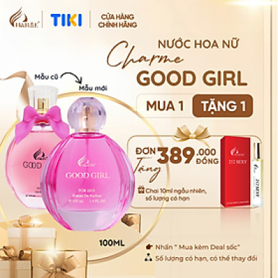 Nước Hoa Nữ CHARME GOOD GIRL 100ml Bản 2024 Lưu Hương Lâu Gợi Cảm, Quyến Rũ_Nước Hoa Chính Hãng