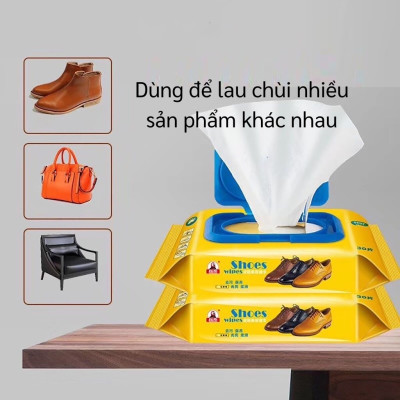 Giấy lau giày  , dép thể thao cho nam và nữ  bịch 30 tờ ,tiện lợi siêu sạch vệ sinh giày nhỏ gọn dễ dàng mang theo 