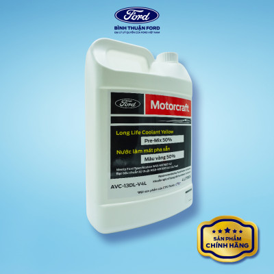 Nước Làm Mát Ô Tô Chính Hãng Ford Motorcraft 4L – Màu Vàng | Bảo Vệ Động Cơ, Tiêu Chuẩn Ford WSS-M97844-D