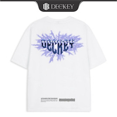 Áo Thun Cotton Unisex Nam Nữ Form Rộng DECKEY ELECTRIC