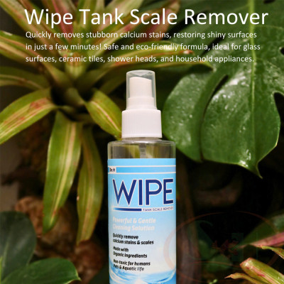 Tẩy cặn canxi Dr+ Wipe Tank Scale Remover vết ố kính bể cá tép thủy sinh