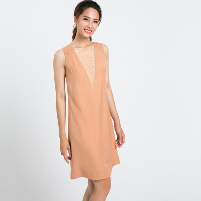 Đầm Suông Đầm Kiểu Cao Cấp Thời trang thiết kế Hity DRE081 (Cát Sahara)