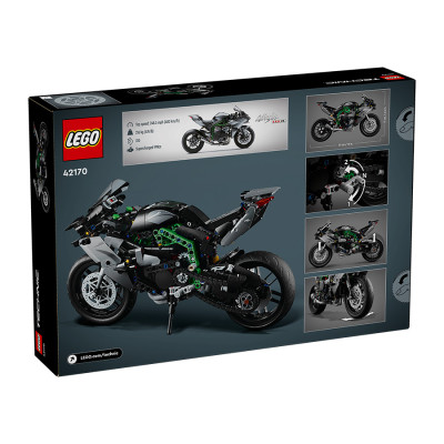 Đồ Chơi Lắp Ráp Xe Mô Tô Thể Thao Kawasaki Ninja H2®R LEGO TECHNIC 42170 (643 chi tiết)