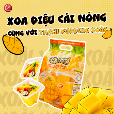 Thạch pudding Cherish vị Xoài 850g