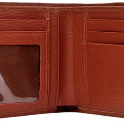 Ví Nam Da Cá Sấu Gù Đầu Huy Hoàng HT2215 (12.5 x 10 cm) - Vàng