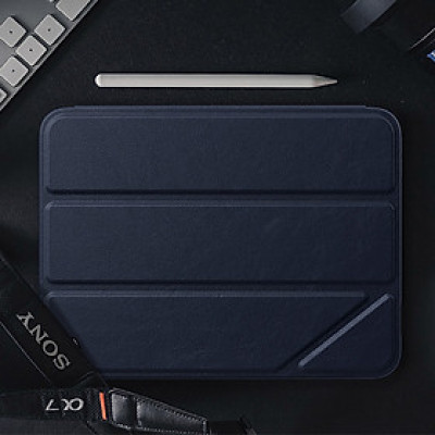 Bao da cho ipad mini 7 | Mini7 nillkin bevel leather case (có khe cắm bút apple pencil) - hàng nhập khẩu