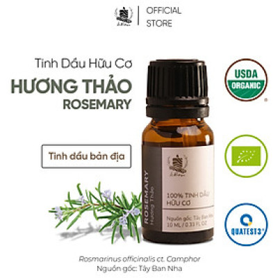 Tinh Dầu Hương Thảo - 100% Nguyên Chất Hữu Cơ - Le Rustique - Tinh Dầu Bản Địa Tây Ban Nha