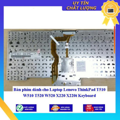 Bàn phím dùng cho Laptop Lenovo ThinkPad T510 W510 T520 W520 X220 X220t Keyboard - Hàng Nhập Khẩu New Seal