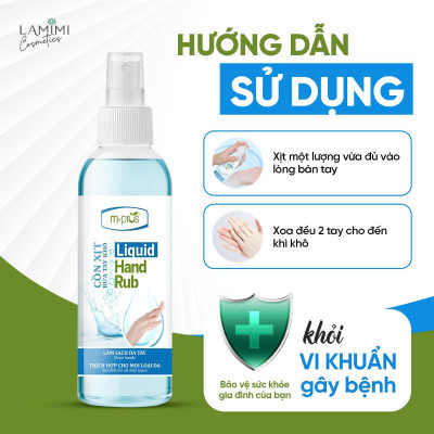 Cồn Xịt Tay Khô M.pros 100ml